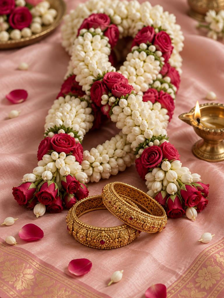 ফুলের মালা ও বিবাহের অলংকার